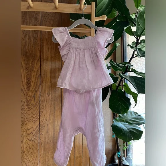 NWT Baby Gap Purple Matching Set - Picture 1 of 1